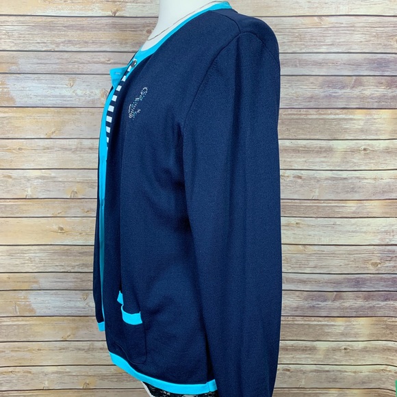 Alfred Dunner L Nautical Pullover w/Anchor Detail - Picture 4 of 7